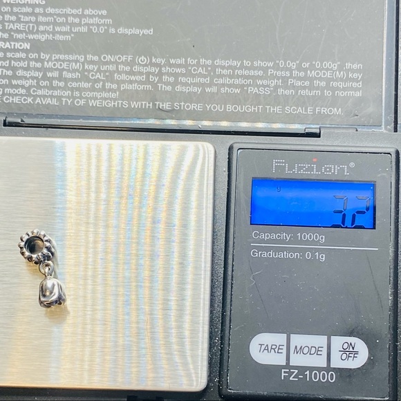 EUC Pandora 790230 Sterling Silver Tulip Flower Dangle Charm - Picture 8 of 8